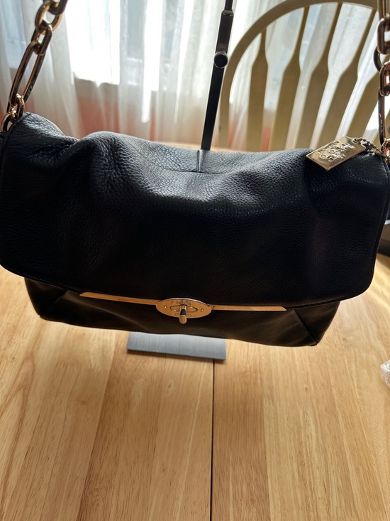 Coach Handbags - Coach 2013 Black Leather Shoulder Bag with wGold Hardware